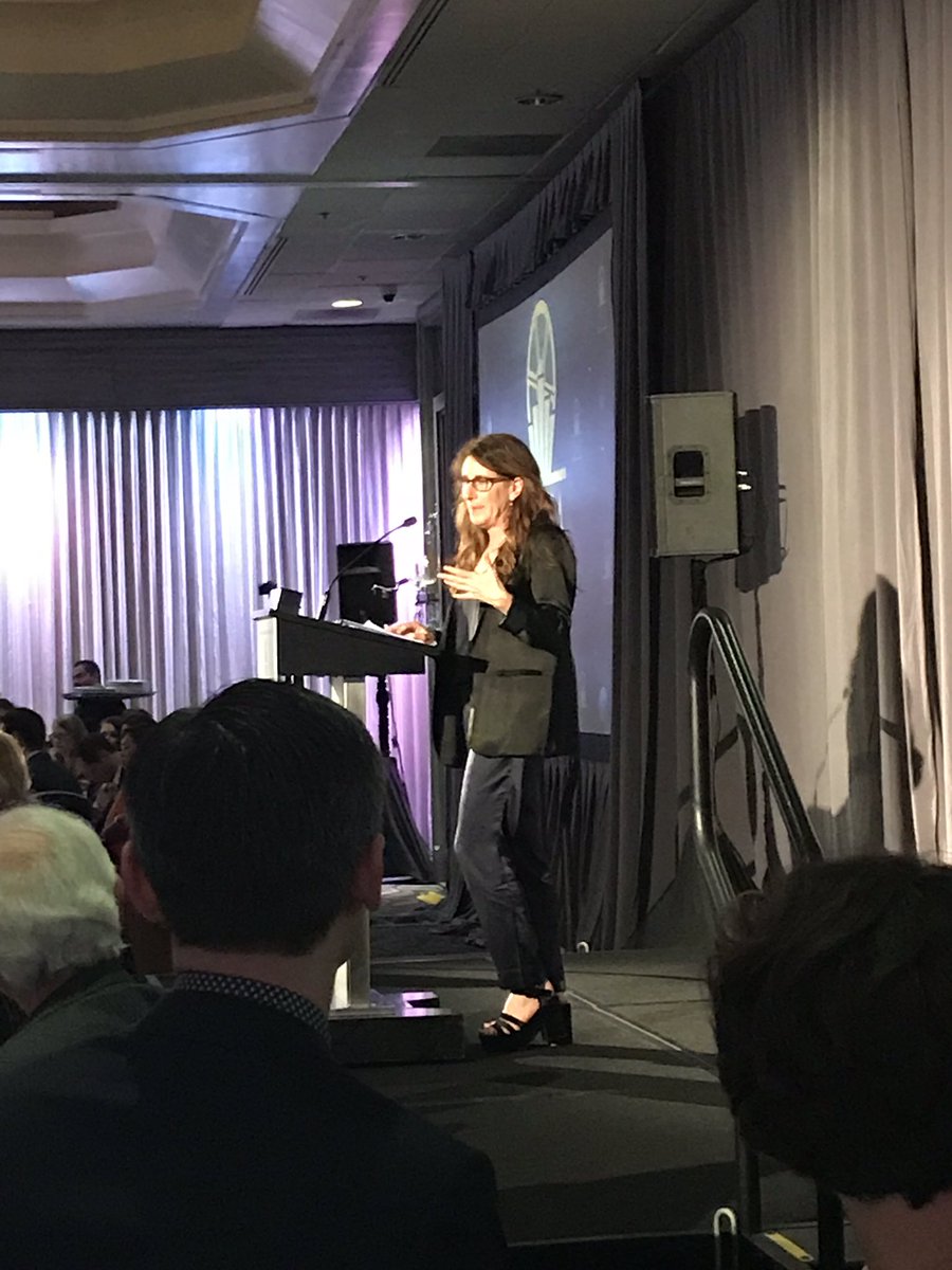 “This really belongs to Lee [Israel]. We did make her a little nicer for the movie ... But she was always nice to me.” Nicole Holofcener accepts Best Screenplay for CAN YOU EVER FORGIVE ME? #LAFCA2019