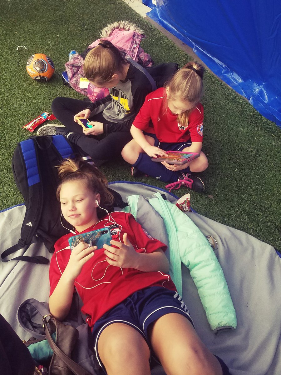 Found some girls enjoying their down time in between games at the <a href="/tcslsoccer/">TCSL Soccer</a> U9/U10 Winter Festival!