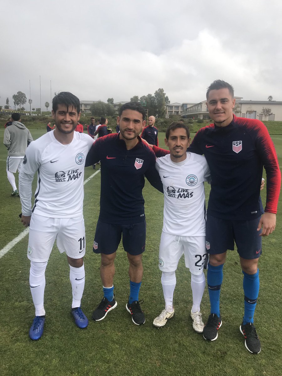 CommonGoal's tweet image. An identity on the big stage. @CalUtdFC scrimmaged the @USSoccer_MNT and it&apos;s fantastic to see the brand slowly come to life.