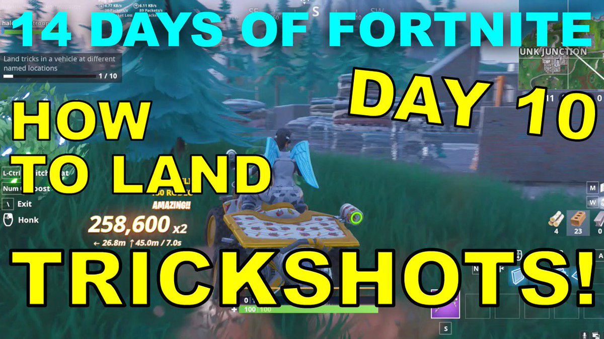 halobombtrooper's tweet photo. HOW TO DO DAY 10 "LAND TRICK SHOT POINTS" | 14 days of Fortnite https://t.co/Oz5gwNLe57 … #Fortnite #FortniteBattleRoyale #FortniteBR #FortniteGame #FortnitePC #FortniteSolo #FortniteClips #FortniteCommunity #FortniteGameplay #FortniteStreamer #halobombtrooper #14daysoffortnite https://t.co/qkbzBRG7Bp