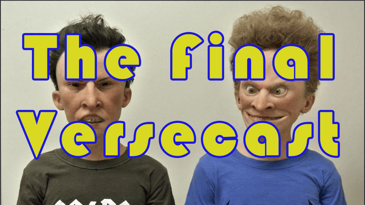 Hey #TGwS! Come see (mostly hear) the very last Versecast ever! <a href="/johndotpizza/">John</a> &amp; <a href="/HouseGleep/">Gl33p Gl33p</a> hand leadership of the #TGwS #StarCitizen Org over to @WolfLarsenSC before fleeing the burning hangar! Thanks for listening! youtu.be/a3dglKY1Y8I