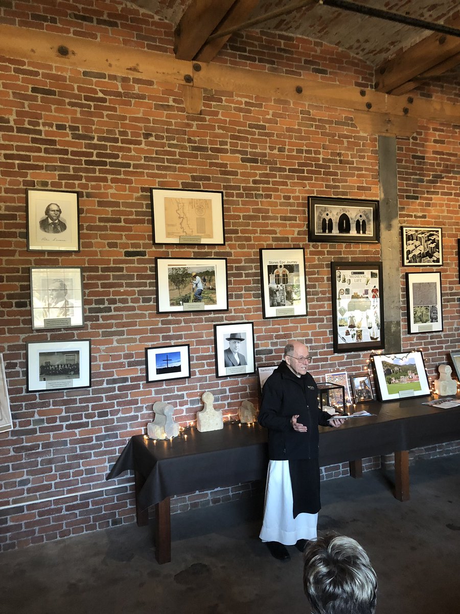 kendraltyler's tweet image. Region 2 teachers learning from the longest serving Abbott in America on the weekend! #clicproject #newclairvaux