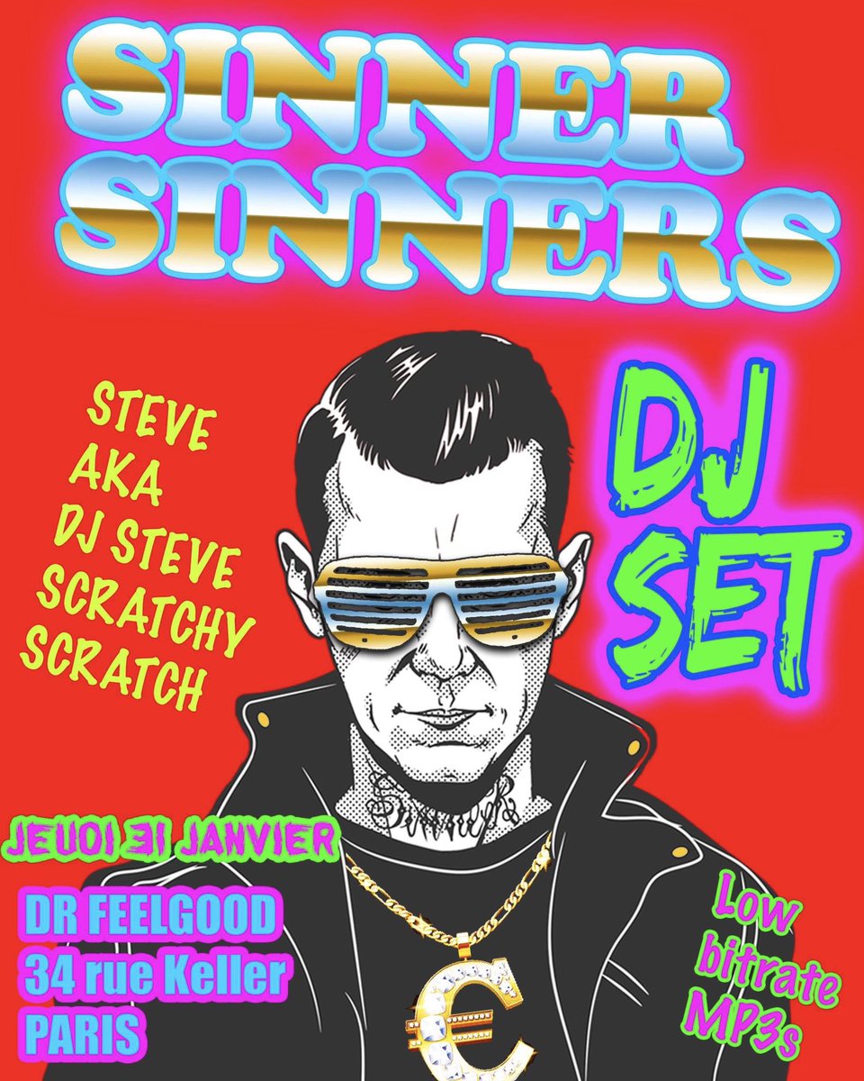 DJ for a night in Paris, hope to see you all there January 31st, Metro Bastille. 
DJ du dimanche un jeudi soir à Paris, viens!