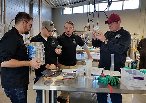 KPUBrew's tweet photo. A day in the life of KPU Brewing students—recipe calculations and design. Interested? Join us for the KPU Brewing Open House on Feb. 12 from 6:30-8 pm. Details and registration: https://t.co/k3OiZ7MxQc
Kwantlen Polytechnic University #brewingcareers #learntobrew #beeruniversity https://t.co/LAZpmhRJyR
