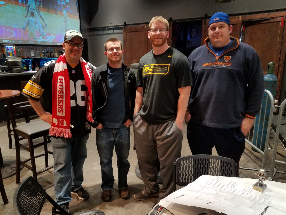 TecmoGodfather's tweet image. Congrats to Justin P for taking home his first #TecmoLNK championship. Jeremy S came in 2nd, Zach M in 3rd, yours truly in 4th.