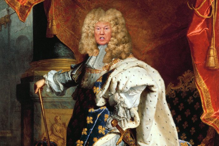 L'etat, c'est moi -- Louis XIV (aka Trump) #idontcaredoyou?