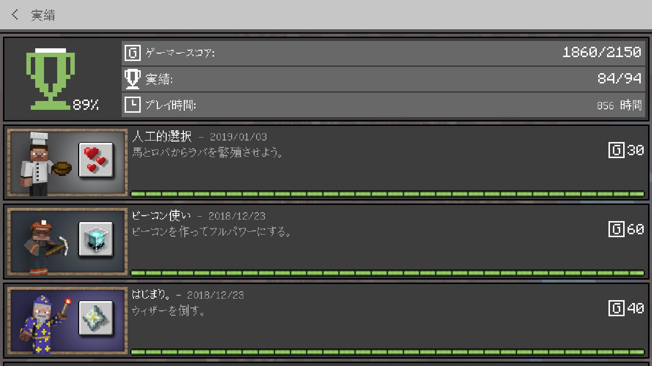 G T 僕も文字化けしている者ですw 実績の欄では解除した実績が 上から並んでいくのでここを見るとわかるかと G T 僕も文字化けしている者ですw 実績の欄では解除した実績が 上から並んでいくのでここを見るとわかるかと
