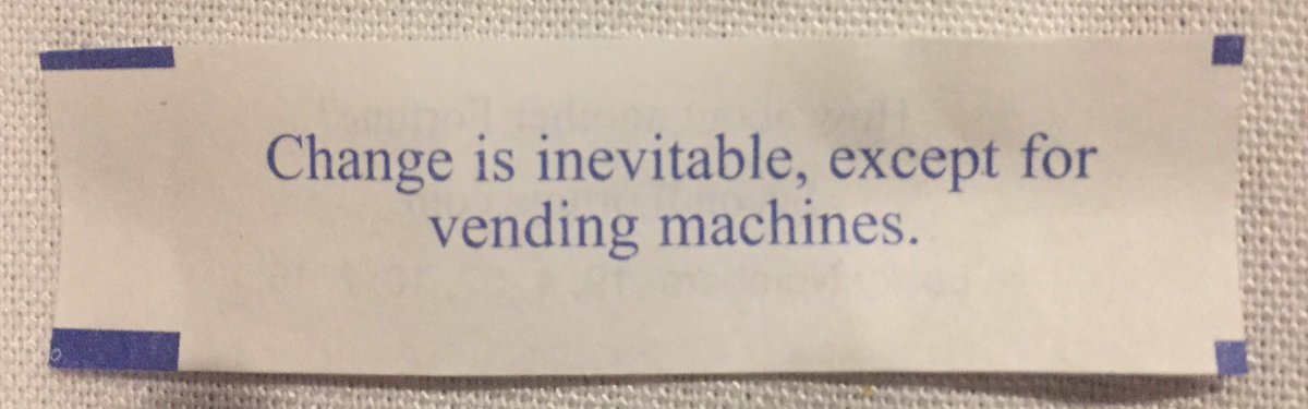 tcrowellmd's tweet photo. Does anyone else share my objection to βfortunesβ that are really just odd sayings? #notafortune https://t.co/imXSTfxJZ4