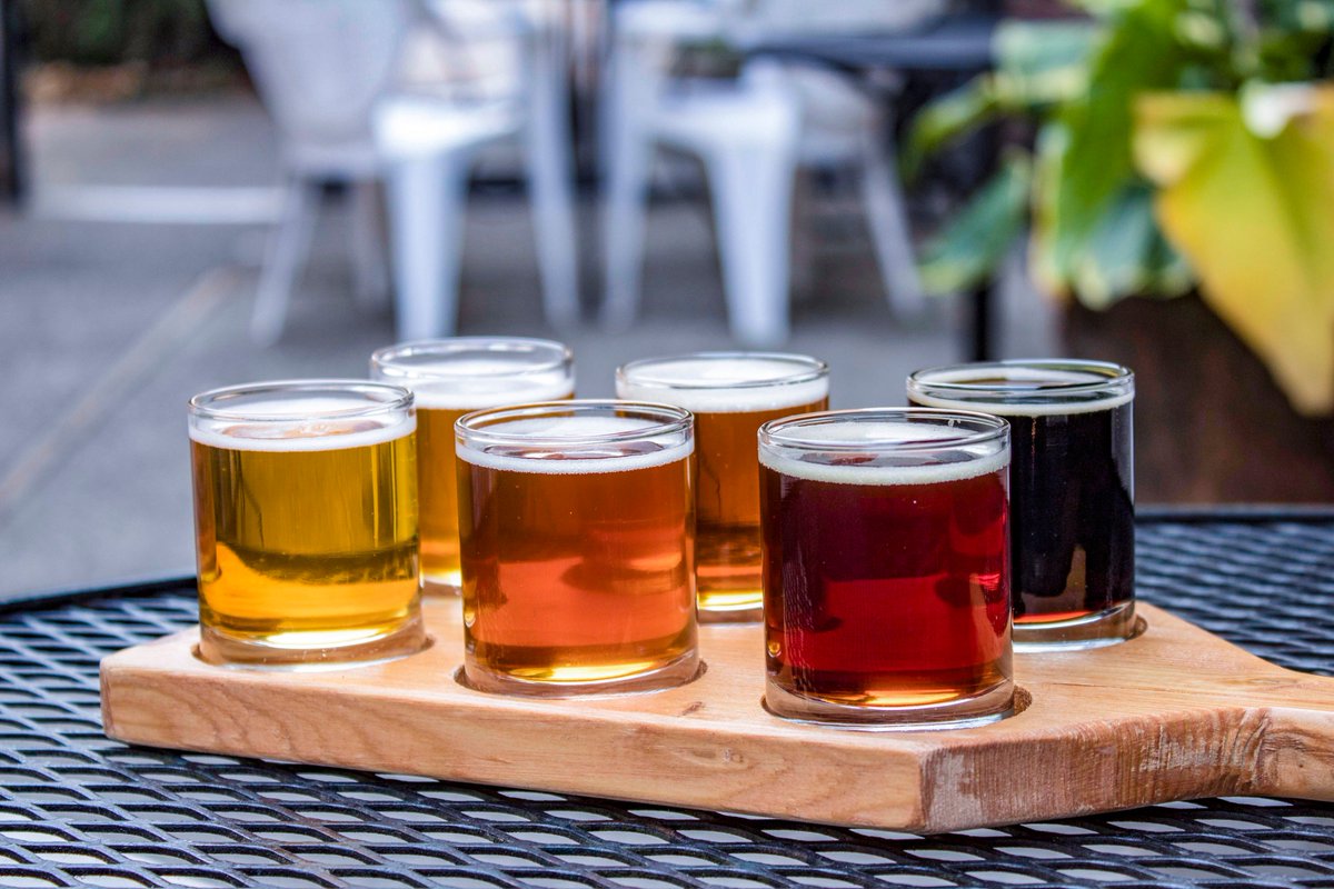 Don't know what beer you like? Come and try them all. #craftbeer #beerflights #microbrew