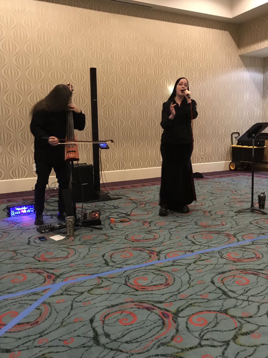 illogicon's tweet photo. @Valentine_Wolfe are giving us gothic chamber metal! https://t.co/YlylbvnrtN