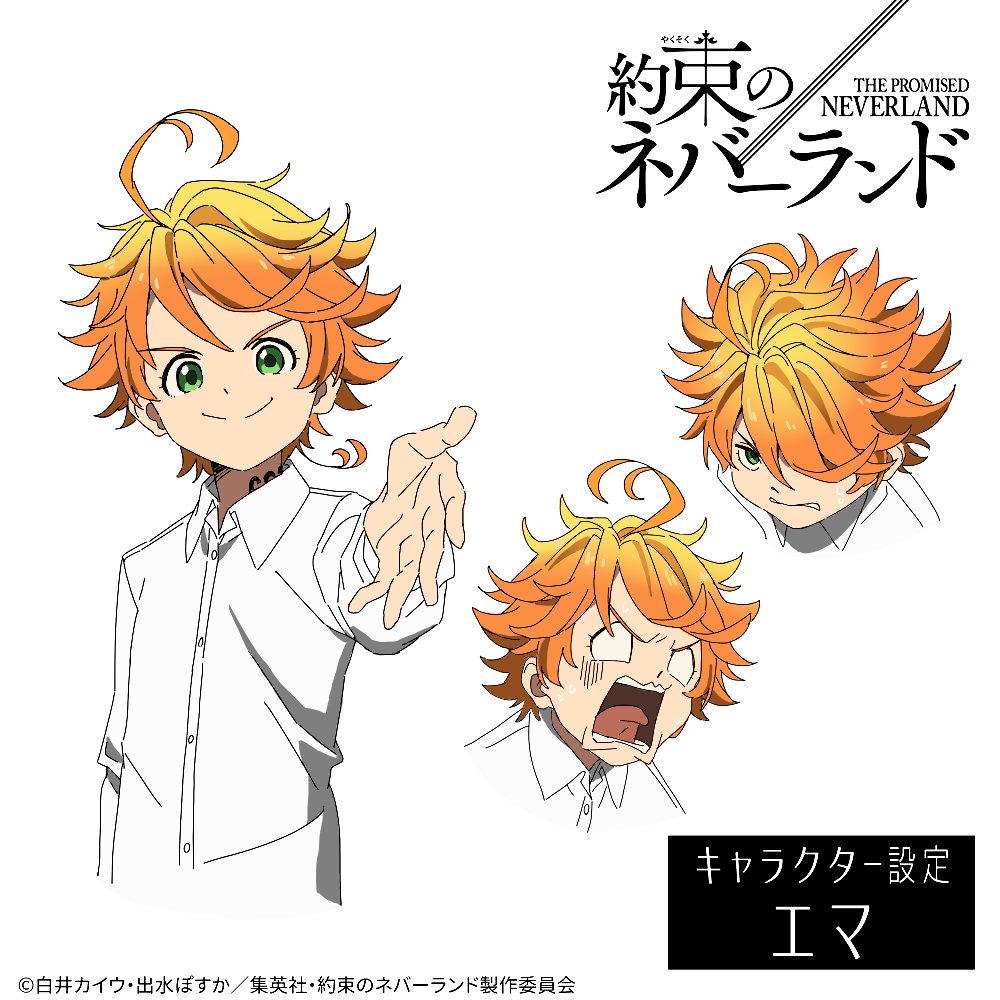 The Promised Neverland on X: The Promised Neverland anime character  designs (Colored by: @Dem0n_Kat)  / X