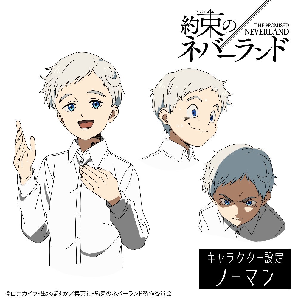 The Promised Neverland on X: The Promised Neverland anime character  designs (Colored by: @Dem0n_Kat)  / X