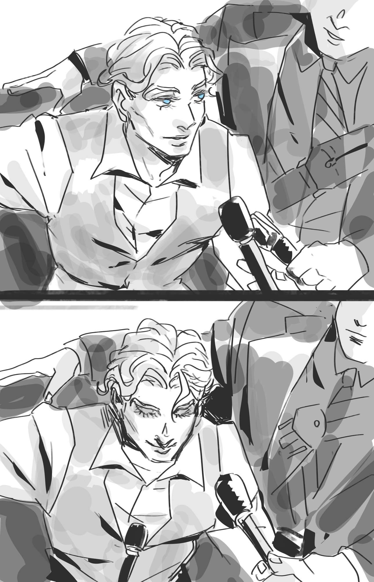 海獺adsword 啊啊啊啊啊啊啊忍不住畫了一個吉良版本的 吉良吉影 Jojosbizarreadventure Davidbowie Kirayoshikage T Co Wjb1xqqrxi Twitter