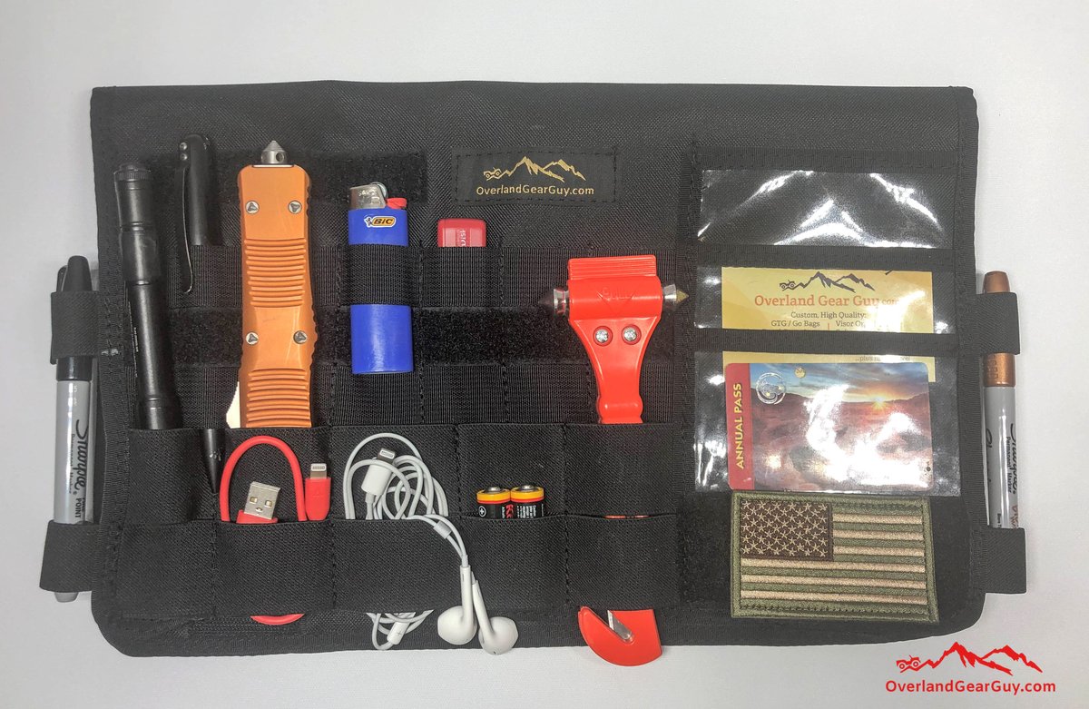 NEW PRODUCT ALERT !!!!
Van Sun Visor Organizer Pouch
Fits Sprinter, Sportsmobile, Promaster, Transit Van...
https://overlandgearguy.com/products/sprinter-sun-visor-organizer …
#sportsmobile #sprinter #SprinterVan #Sprinter4x4 #FordTransit #FordTransitVan #Promaster #PromasterVan #VanAccessories #Visor #Sunvisor