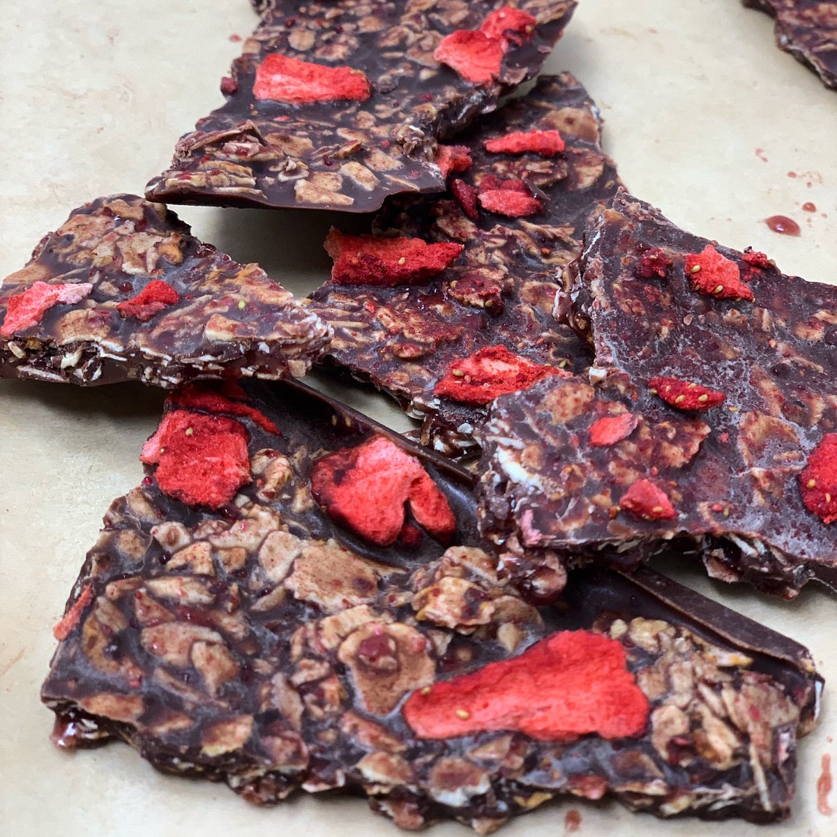 Check our our latest recipes on our website. Chocolate Beet Strawberry Clusters #beet #grainfree #glutenfree #paleo