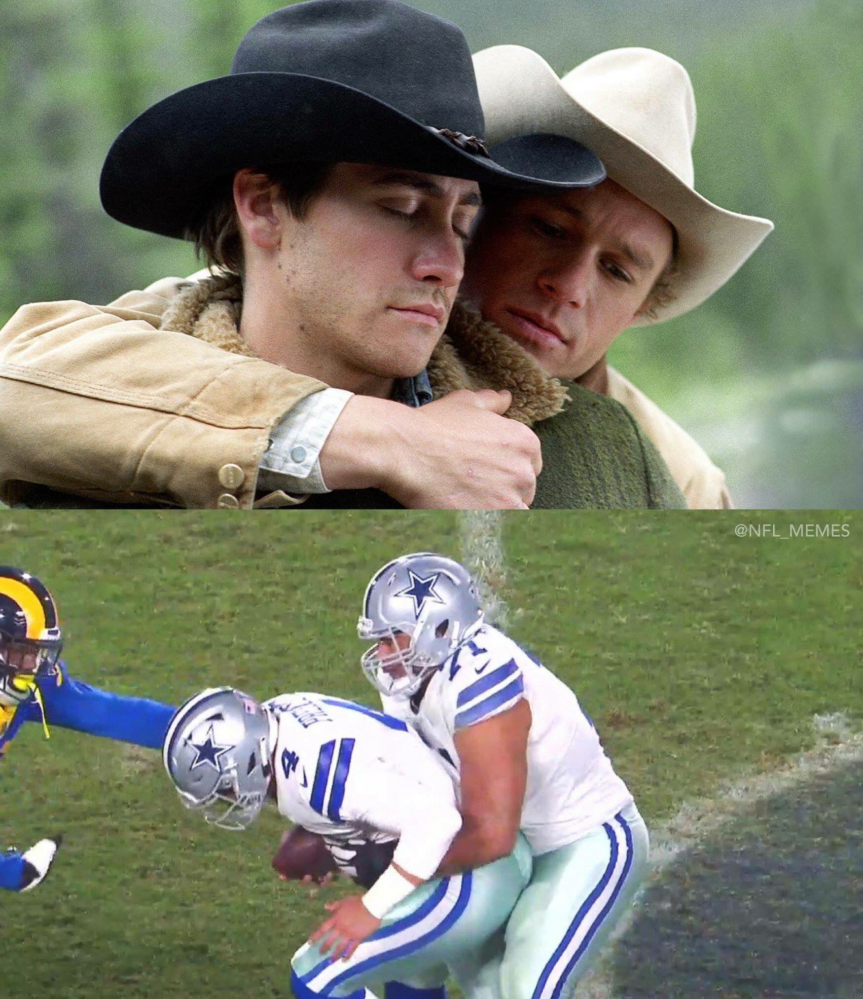 NFL Memes on Twitter: "Broke Back Mountain Part 2…