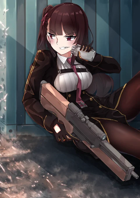 戦闘中なwa2000ちゃん
#ドルフロ 
#少女前線 
#少女前线 