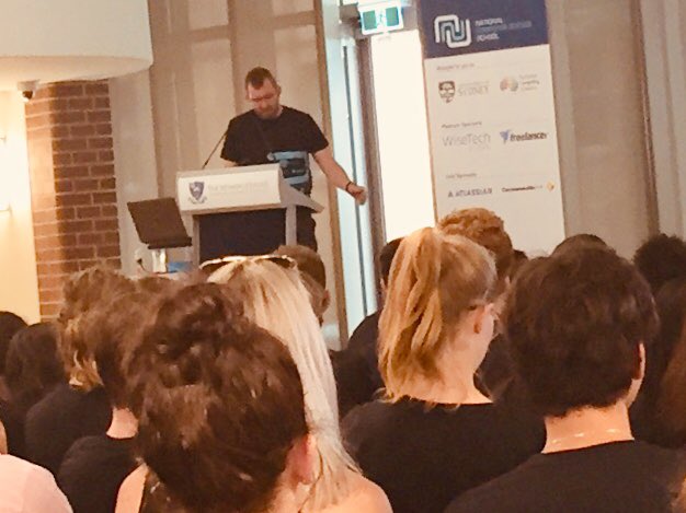 ⁦<a href="/ncss/">NCSS</a>⁩ ⁦@AusCompAcademy⁩ ⁦<a href="/Woolooware_HS/">Woolooware HS</a>⁩ Associate Professor James Curran addresses the closing ceremony of the National Computer Science School. #ncss2019