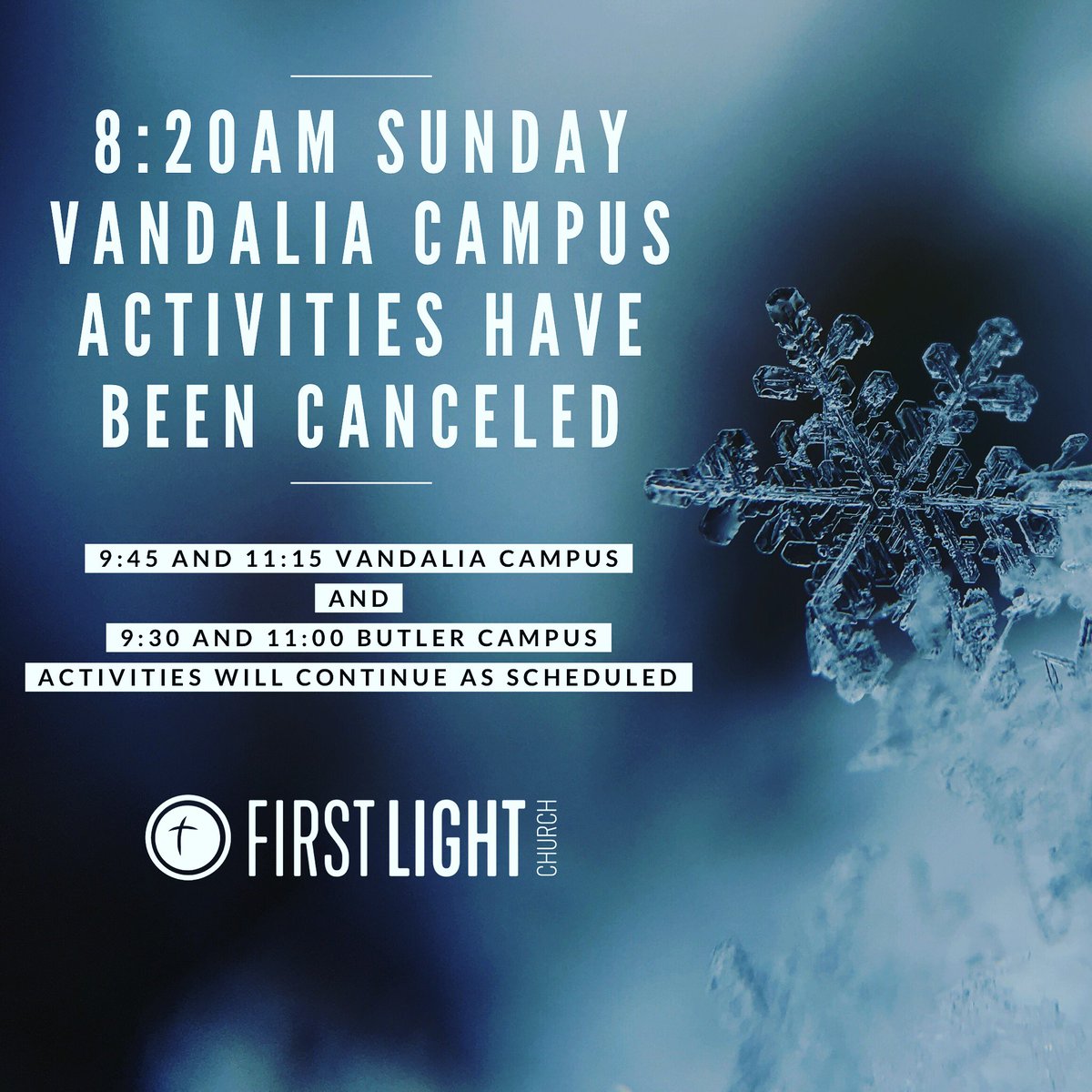 firstlight_ch's tweet photo. 8:20 am Activities are canceled tomorrow https://t.co/P7Jbjh5JO6