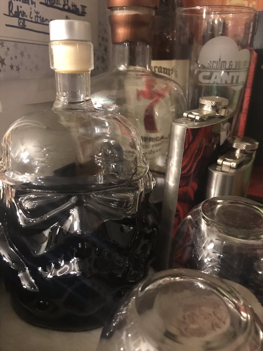 frankguttler's tweet photo. And now my rolling booze cart is complete... #somethingsomethingdarkside https://t.co/wAPknQDPlG