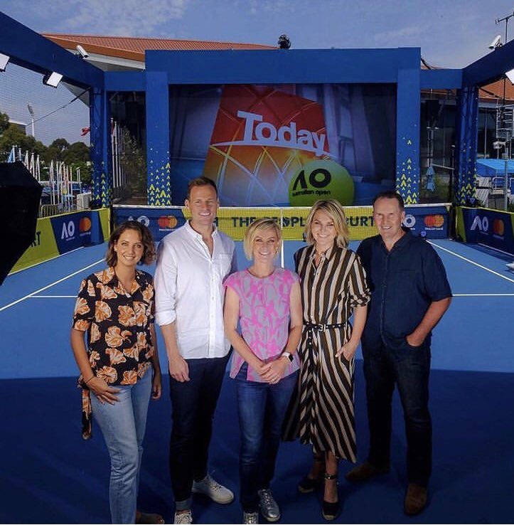 tony jones (@tjch9) on Twitter photo Looking forward to joining my new <a href="/TheTodayShow/">The Today Show</a> team mates from 5.30 tomorrow morning... live from Melbourne Park. Big day ahead... Looking forward to joining my new <a href="/TheTodayShow/">The Today Show</a> team mates from 5.30 tomorrow morning... live from Melbourne Park. Big day ahead...
