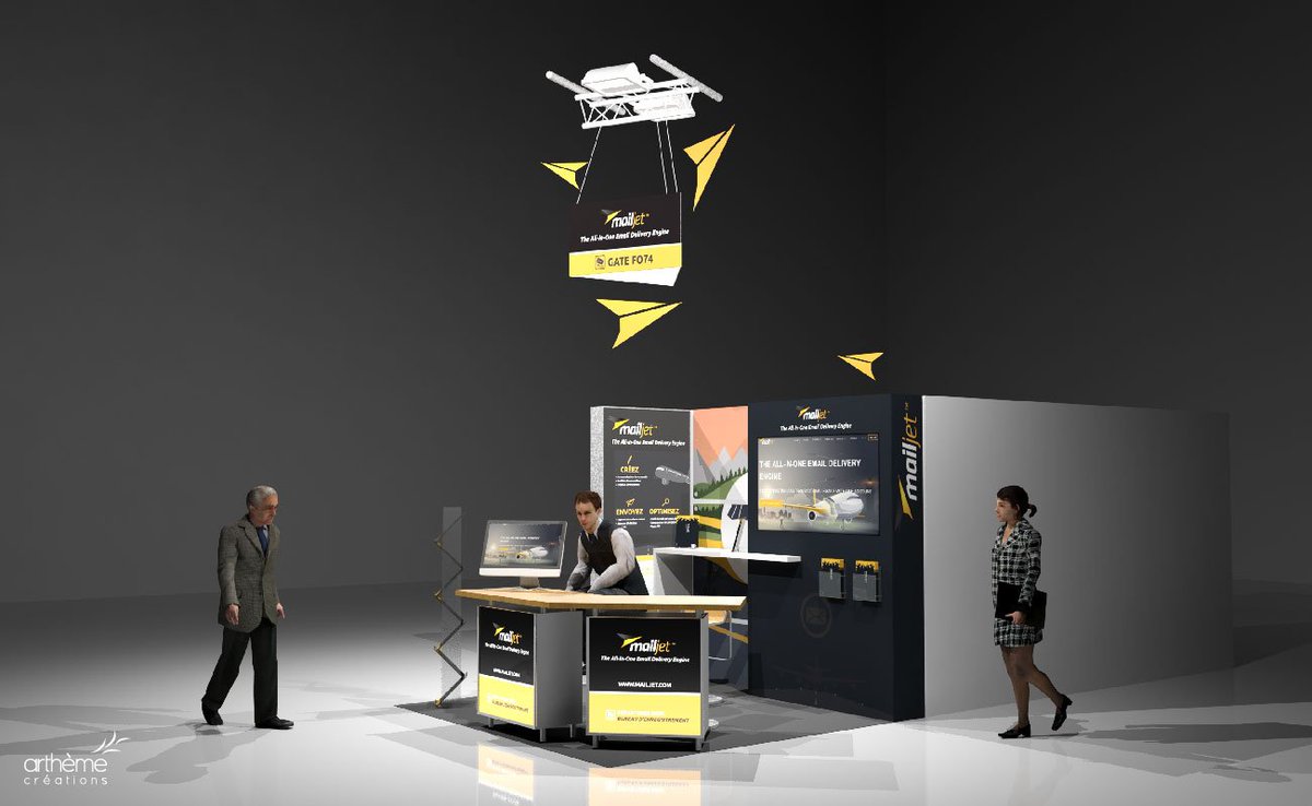 ArthemeCrea's tweet image. [PRESTATION] Créateur de stand, standiste à Paris
Notre société a acquis un savoir-faire incontournable en design, scénographie pour la réalisation de vos stands et espaces sur-mesure.
Plus de détails : ow.ly/21AA50k89cp
Contactez nous : ow.ly/2Tu750k89co