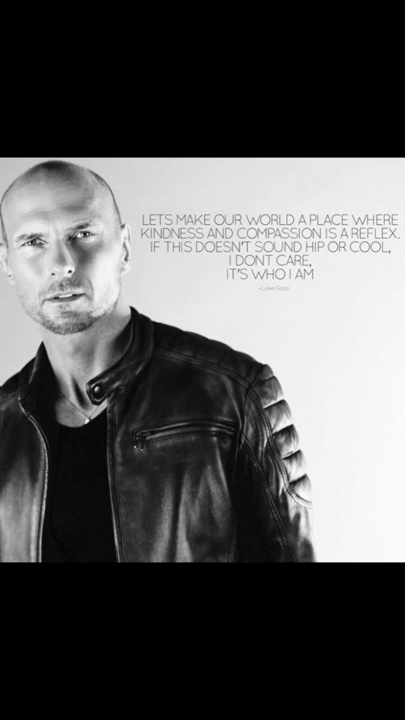 Crunchie46's tweet photo. @LukeGoss @GMB This is one of my faves, compassion &amp; kindness rule - The End 💚 #admiration #Whenthescreamingstops #music #film #happiness #love ❤️ https://t.co/nsHoLIOn70