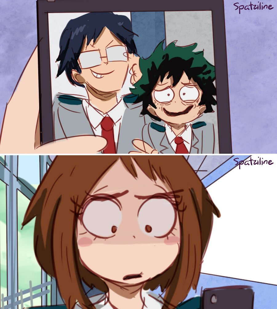 Poor Izuku #MyHeroAcademia 