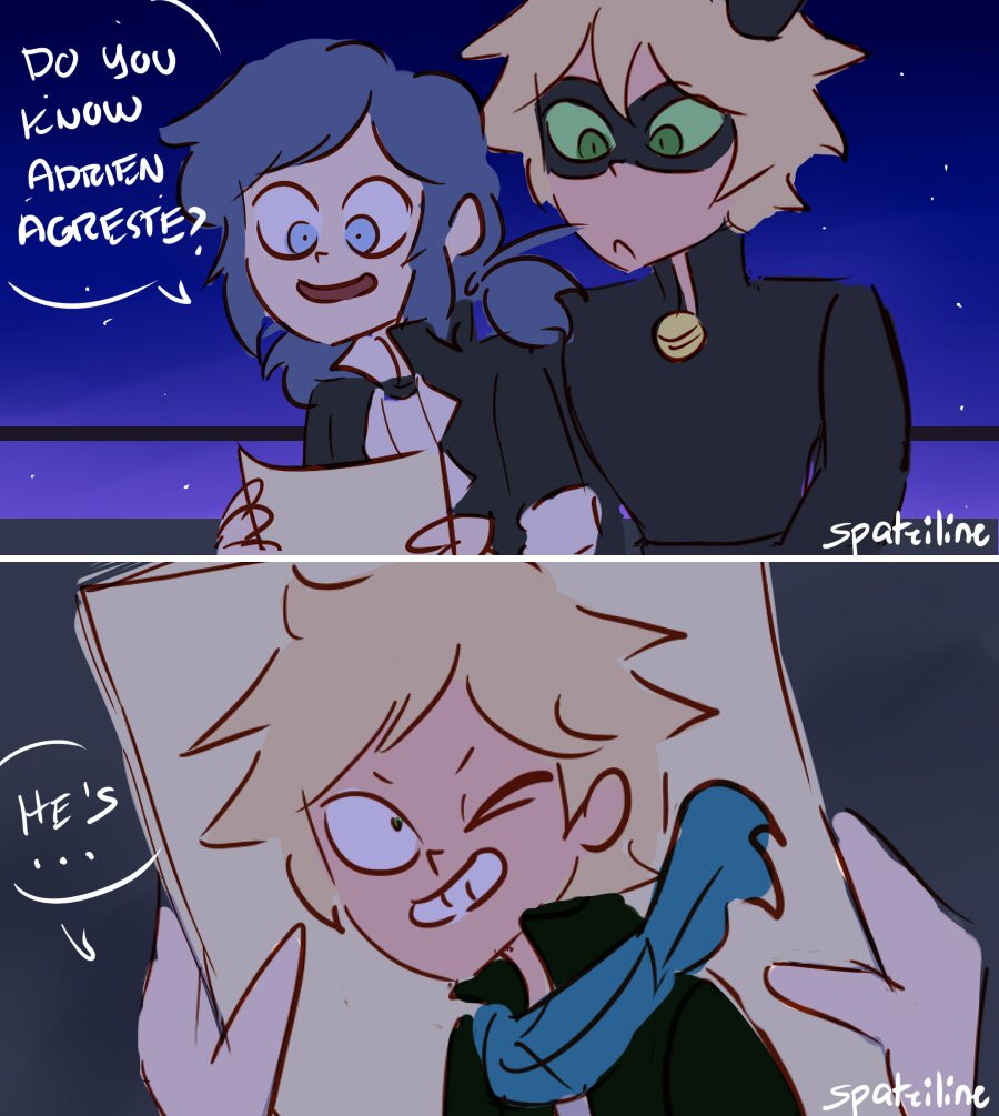 Good one Chat, good one... #MiraculousLadybug 