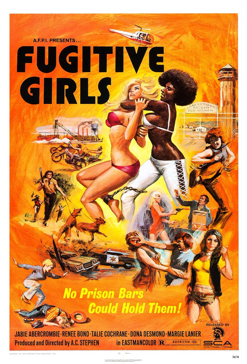 DammitTees's tweet photo. @MovieKessler "Good Christ! a Lesbian!"
Ed Wood's Five Loose Women (Fugitive Girls) is a hilarious script &amp; under rated #exploitation film.
5 Bi Ladies escape prison going on a #Crime #Spree 
#Steeling rape &amp; killing #Hippies 
#wheelchair #Bound #Vietnam Vet https://t.co/aSiMWK5f3G