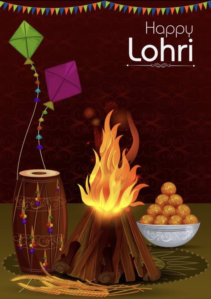 May this Lohri bring lots of love, laughter and joy in your home!! #HappyLohri everyone 🔥
