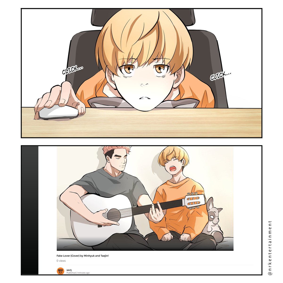 DrawVeryLittle's tweet image. Here’s the very first instalment of NRK Entertainment! Thank you so much for all the support you've shown this project!

You can follow the chapters here:
bit.ly/nrkentertainme…

#comic #korean #kpop #boys #illustration