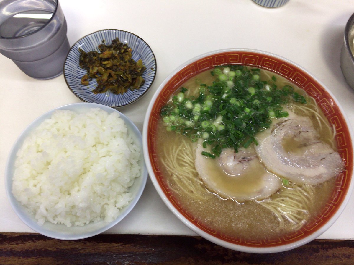 上野 隆也 休日のランチ 一九ラーメン 筑紫野