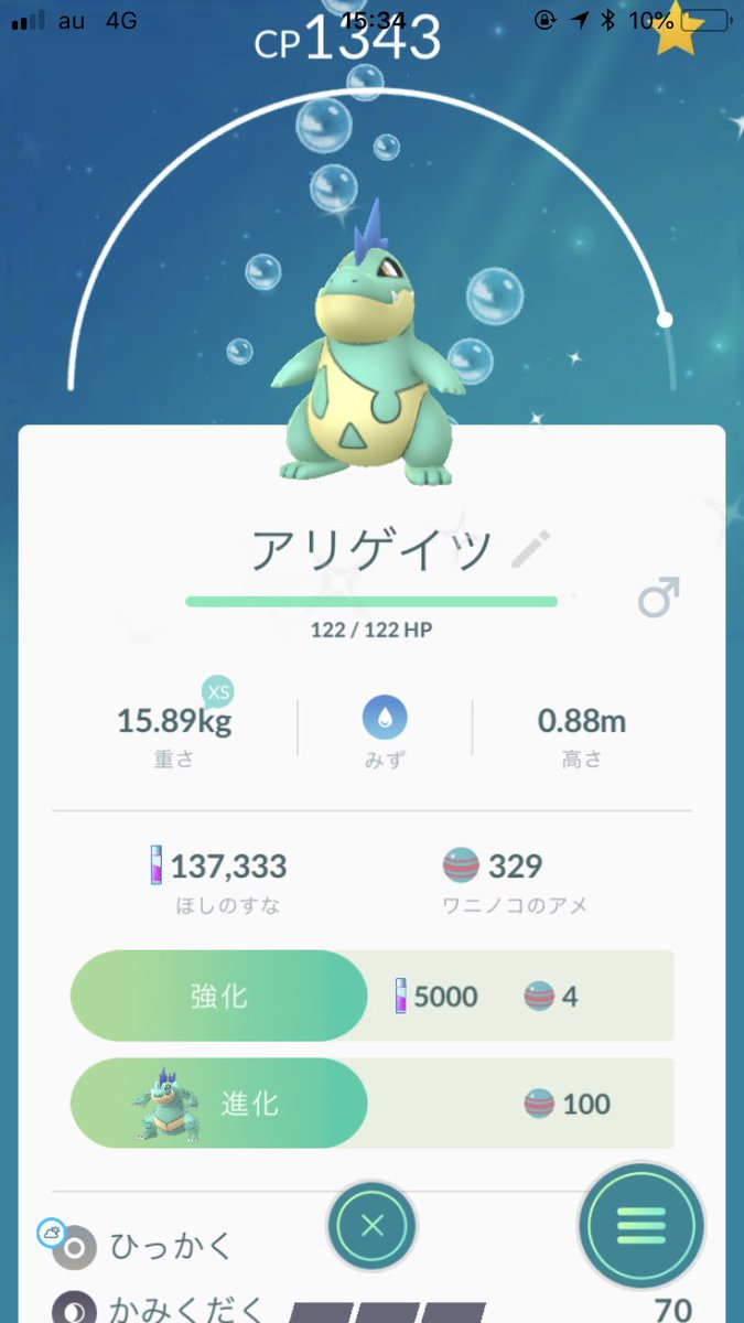 ワニノコ色違い