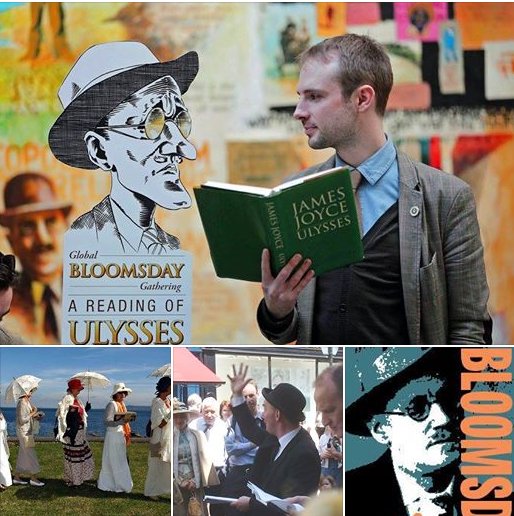  #DYK  #Bloomsday is celebrated on 16 June! It celebrates & relives the events of James Joyce's novel Ulysses (which is set on 16 June 1904)! On that day novelist & poet James Joyce had his 1st date with Nora Barnacle in  #Ringsend,  #Dublin!