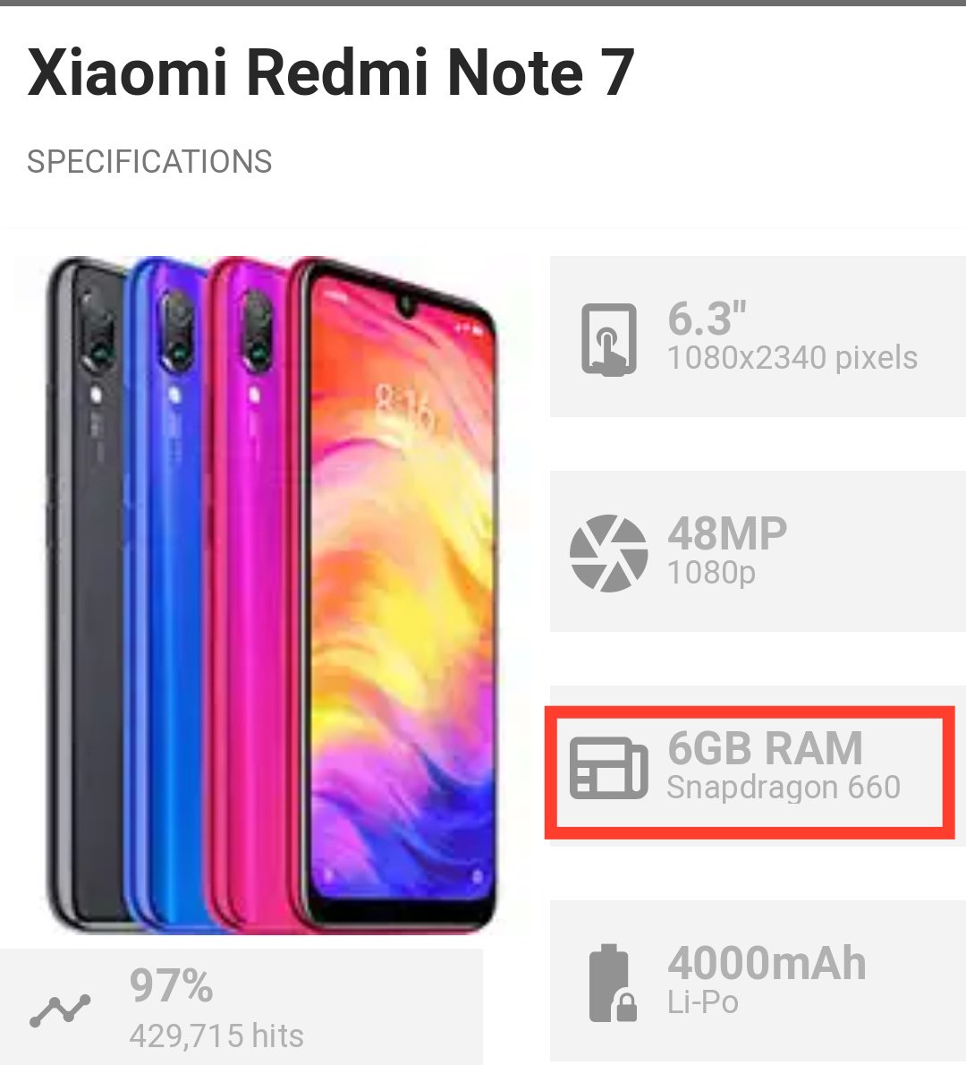 Asudeep_mandal's tweet photo. @geekyranjit @YouTube #SD660 supports upto #25MP camera.. but #RedmiNote7 has 48MP camera with same chipset. How it can be possible? Or this only fake lens.
#AskGeekyRanjit https://t.co/GdmxyQNrWO