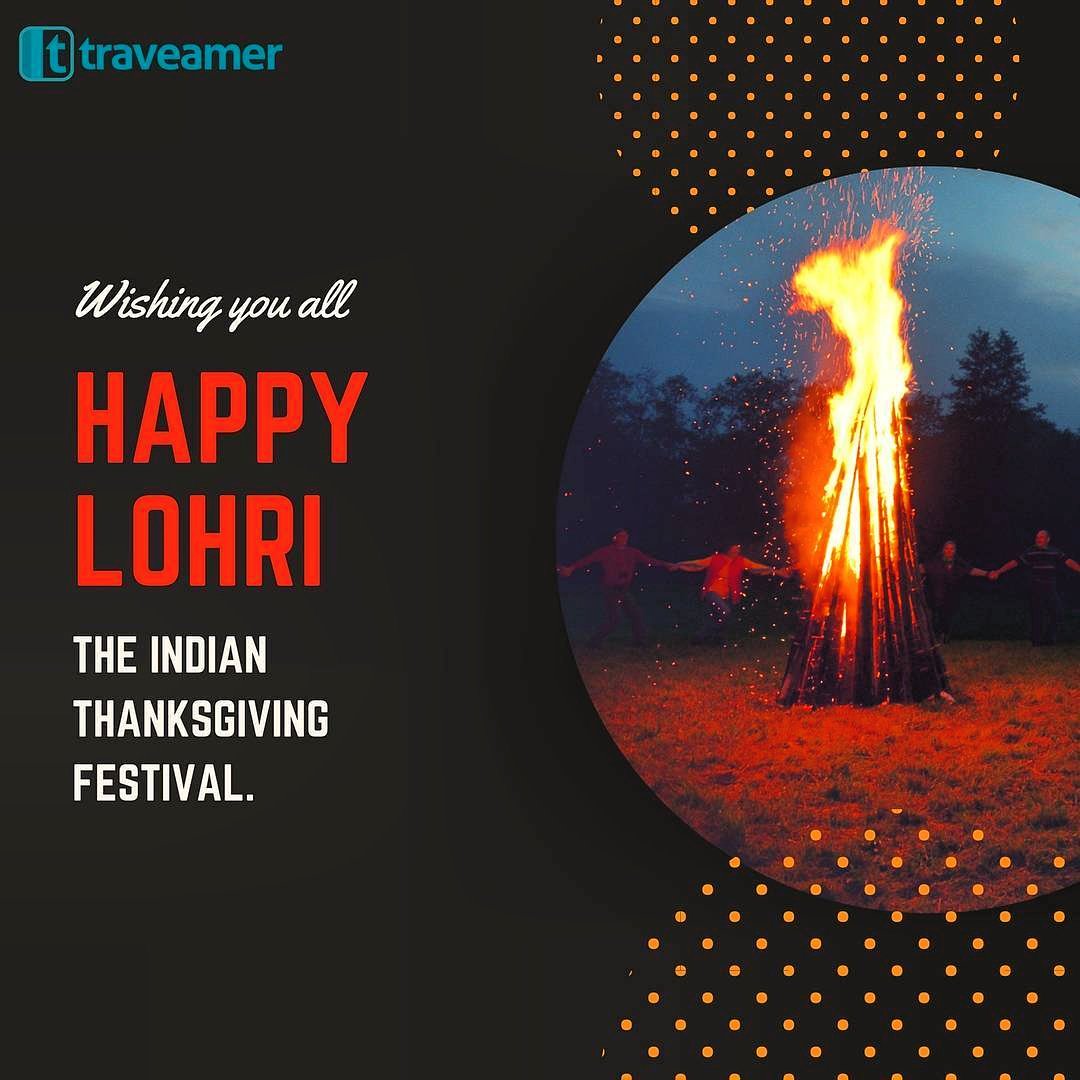 traveamer's tweet photo. Wishing you all Happy Lohri. The Indian thanksgiving festival. #Lohri2019 #Lohri #lohrifestival #indianthanksgivingfestival #Travel #ttot #backpacking #traveltips #travelinspires #Travelgram https://t.co/Rzh2Gt70tw