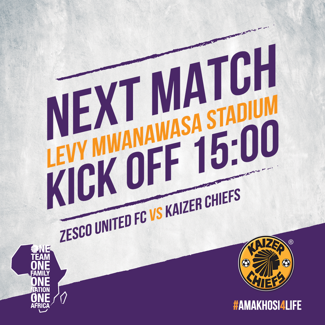 KaizerChiefs's tweet photo. Match Day: Zesco United FC vs. Kaizer Chiefs, Sunday 13 January 2019, Levy Mwanawasa Stadium, 15h00.
No confirmed broadcast.
#CACC #HailTheChief #KCAfrica4Life #KCOneAfrica https://t.co/Ne3m2iPitc