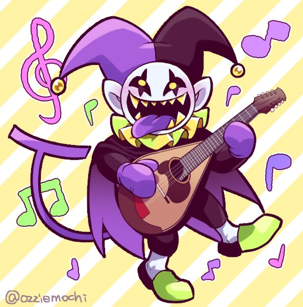 おず イラスト本通販開始 Twitter પર マンドリンをノリノリで演奏するジェビル Deltarune おず イラスト本通販開始 Twitter પર マンドリンをノリノリで演奏するジェビル Deltarune