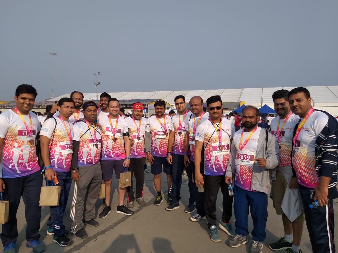 ParthaC1976's tweet photo. #iamfit4life #10kmfinisher  #runforlife #runforfun #runforsmiles @Eco Park, fantastic eco environment, TCS GE Kolkata
 @AnupamSinghal5 @tcsjohn2001 @RakeshDevpura @vivekjadon9 @sudeep_mazumdar  @ashok_pai @People_TCS https://t.co/Y7OnzbX2pw