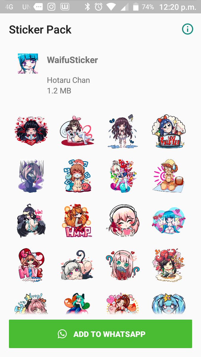 HotaruChanART 🔞 COMMS OPEN! on X: Waifustickers is here! My new APP for  Android are stickers for Whatsapp! 25 different characters and updating! # WhatsApp #Apps #Android #anime #ecchi #hentai #cosplay #kawaii #patreon #
