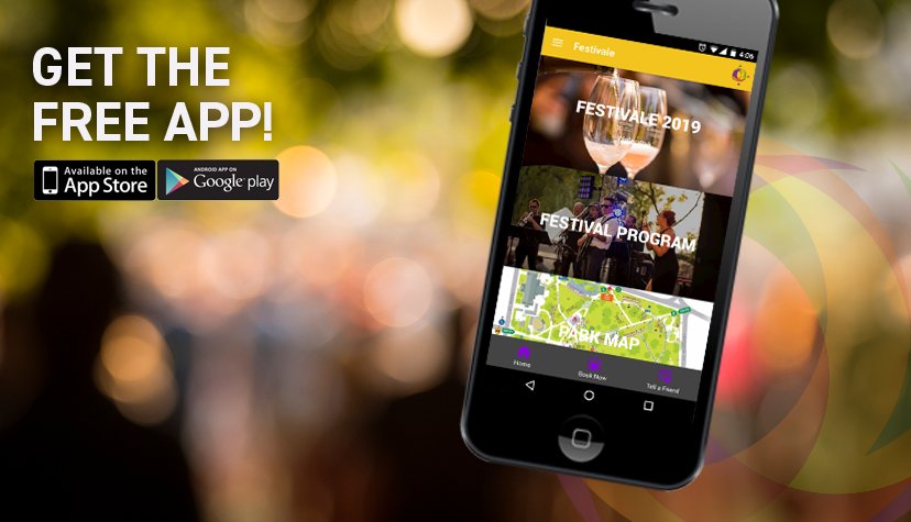 The Festivale App is back!
The App that has all of Festivale at your fingertips.

iPhone here: appsto.re/au/W7Vihb.i
Android here: fal.cn/QMzK 

#FestivaleAUS #DiscoverTasmania #northerntasmania #foodandwinefestival #foodandwine #destinationlaunceston #citypark
