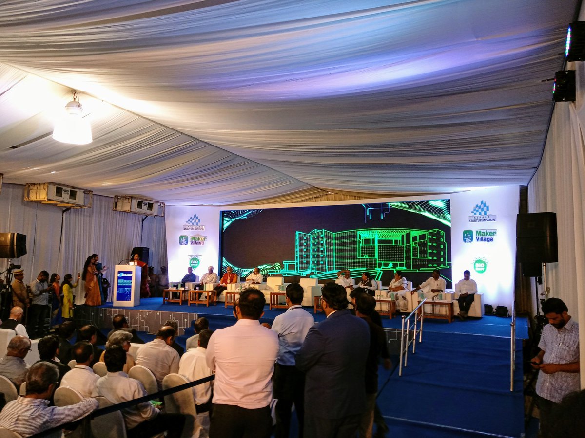 Yadev64's tweet photo. Launch of integrated Startup complex
@startup_mission
#ISCKochi https://t.co/PA6rL0jpLE