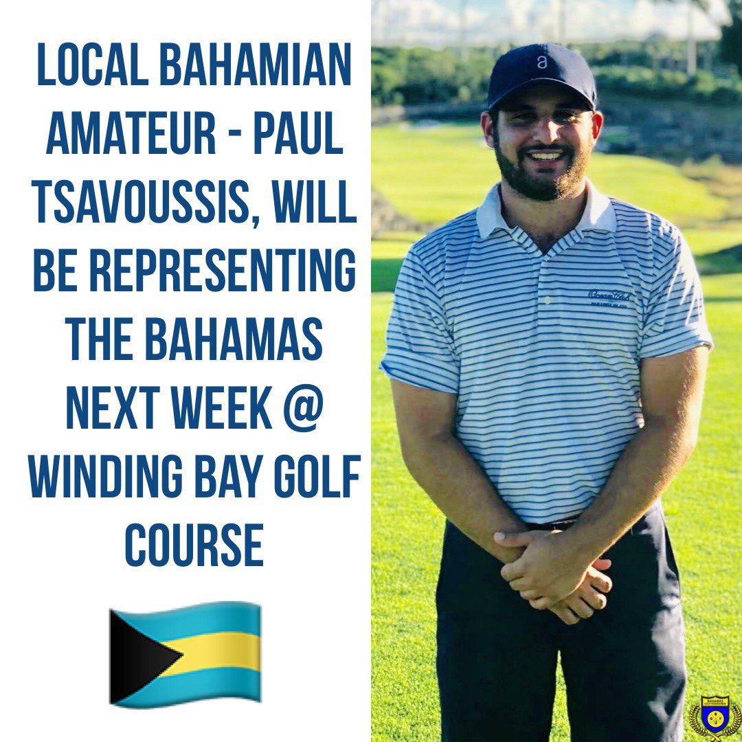Local Bahamian Amateur - Paul Tsavoussis, qualifies for the Great Abaco Classic next week @ Winding Bay Golf Course. Congratulations!🎉 We are VERY proud!🇧🇸 #bgf #bahamasgoldfederation #bahamasgolf #caribbeangolf