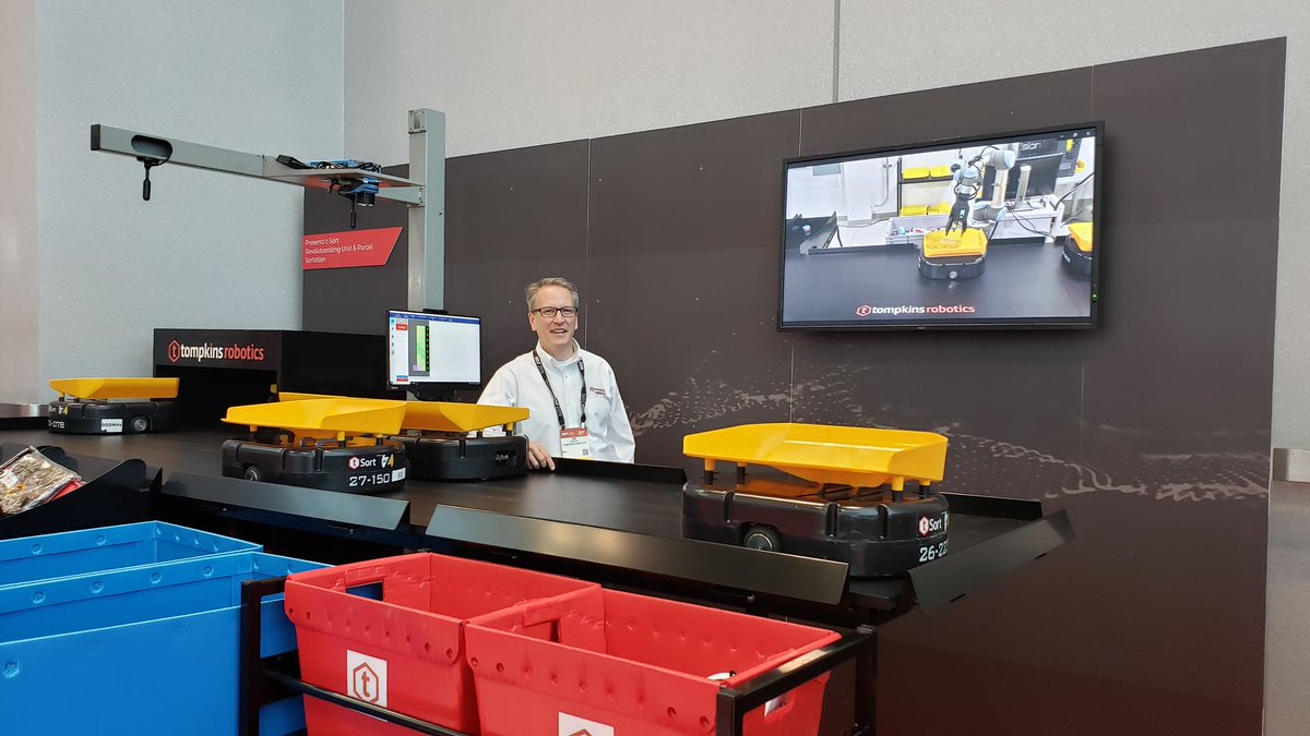 See our partners Tompkins Robotics at booth #7142 upstairs in the Innovation Zone at NRF - ask about RightPick Induct