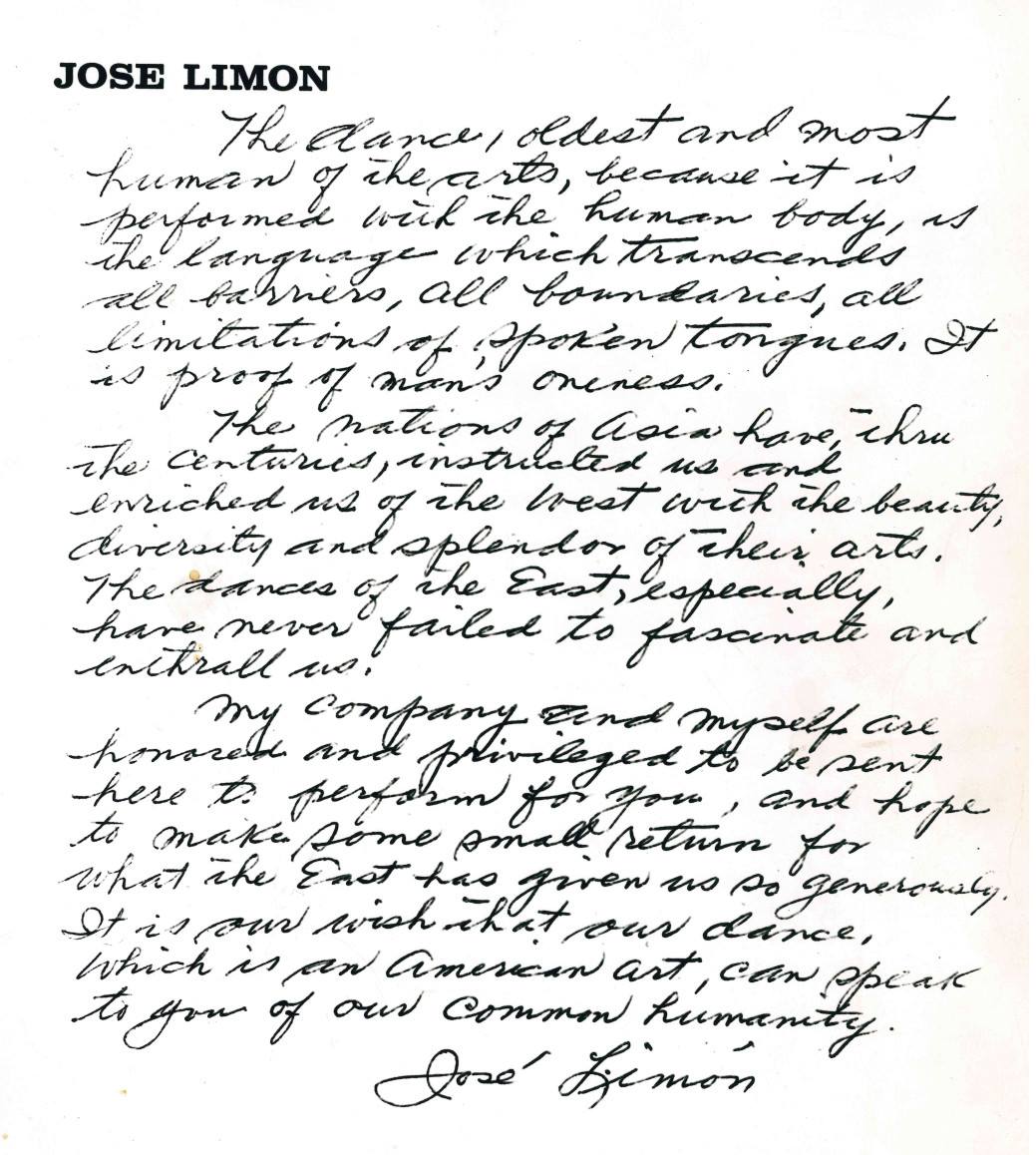 dancedan's tweet image. Happy Birthday José Limón