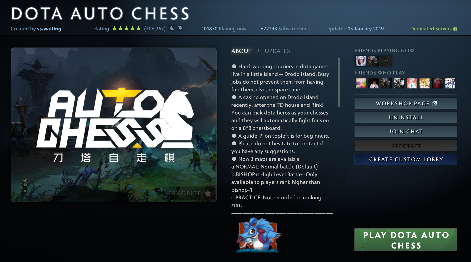 Dota 2 Developer Announces Its Own Dota Auto Chess