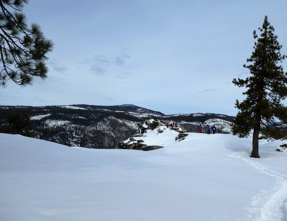 firegirl400's tweet photo. The #GovernmentShutdown made it a bit harder for us to get up to #YosemiteSkiandSnowboardArea (#BadgerPass) after a good storm that deposited lots of snow but we were determined to get up there and check out the tremendous views from #DeweyPoint. https://t.co/79rzH4mNId https://t.co/Gvf8JyfWrv