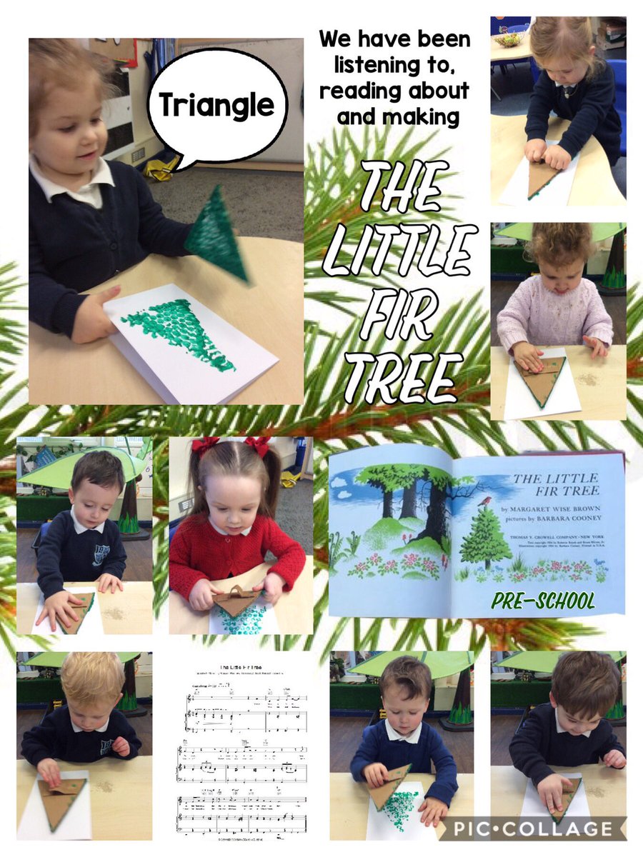 MissBurnsBVP's tweet photo. We’ve been listening to, reading about and making ‘The little Fir Tree’ in Pre-School. @BelleValeSchool #ChildInitiated #PresentFromSanta #BringABookFromHomeToShareAtStoryTime https://t.co/tTwac0d0vI