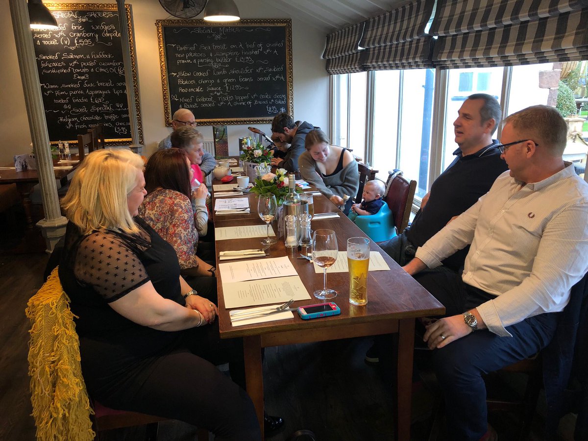 Sunday at last.......we’re serving our delicious ‘Sunday Service Menu’ bit.ly/2R12C8F and our full A La Carte menu today. Zachary enjoyed his family lunch yesterday and at just 12 weeks old had the perfect table manners!😂